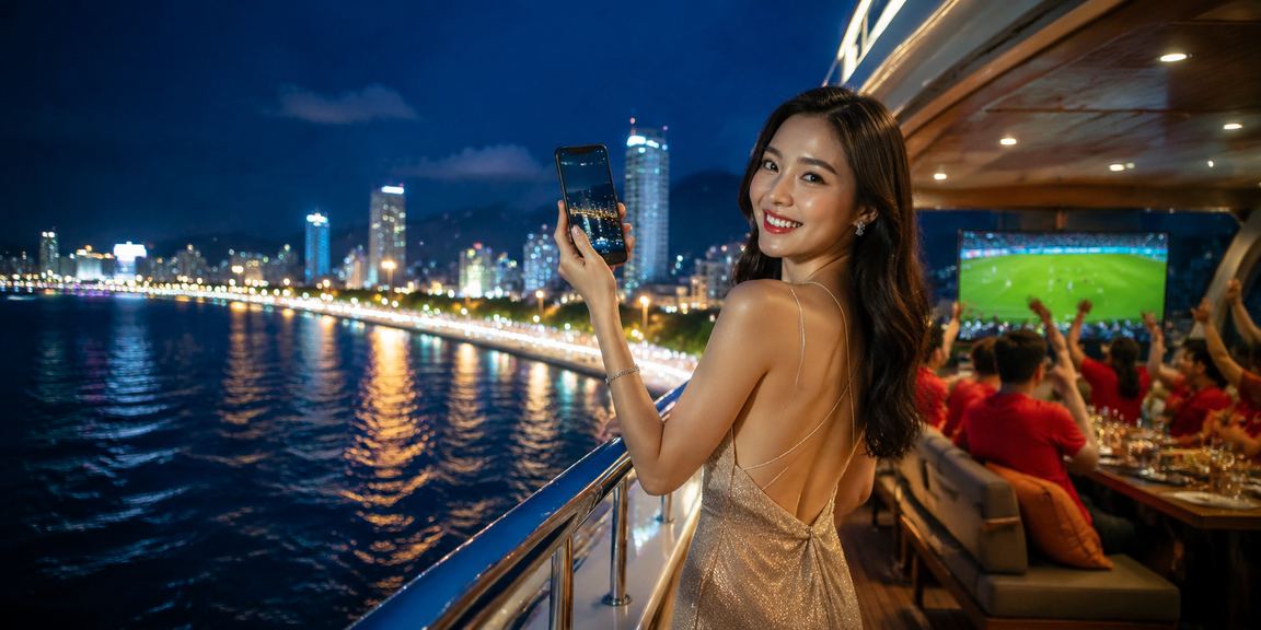 Người dùng Nha Trang trải nghiệm live casino trên điện thoại trong không khí lễ hội